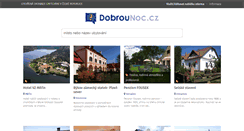 Desktop Screenshot of dobrounoc.cz