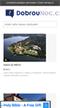 Mobile Screenshot of dobrounoc.cz